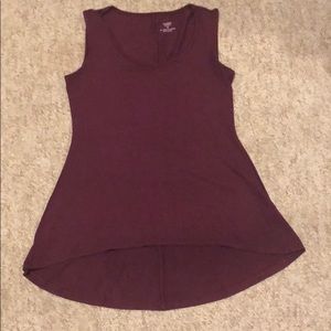 Premise extra small maroon tank